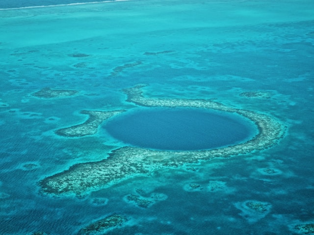 Great Blue Hole creepiest bodies of water Belize