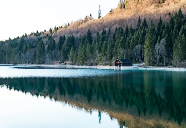 best snorkeling spots in Europe - Walchensee in the Alps in Germany shot overlooking the lake 