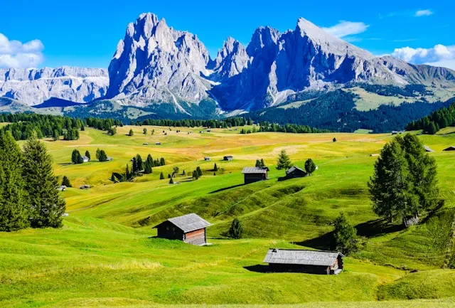 places like Switzerland Dolomites