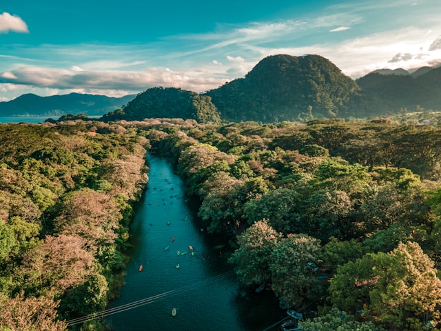 places like Costa Rica Honduras