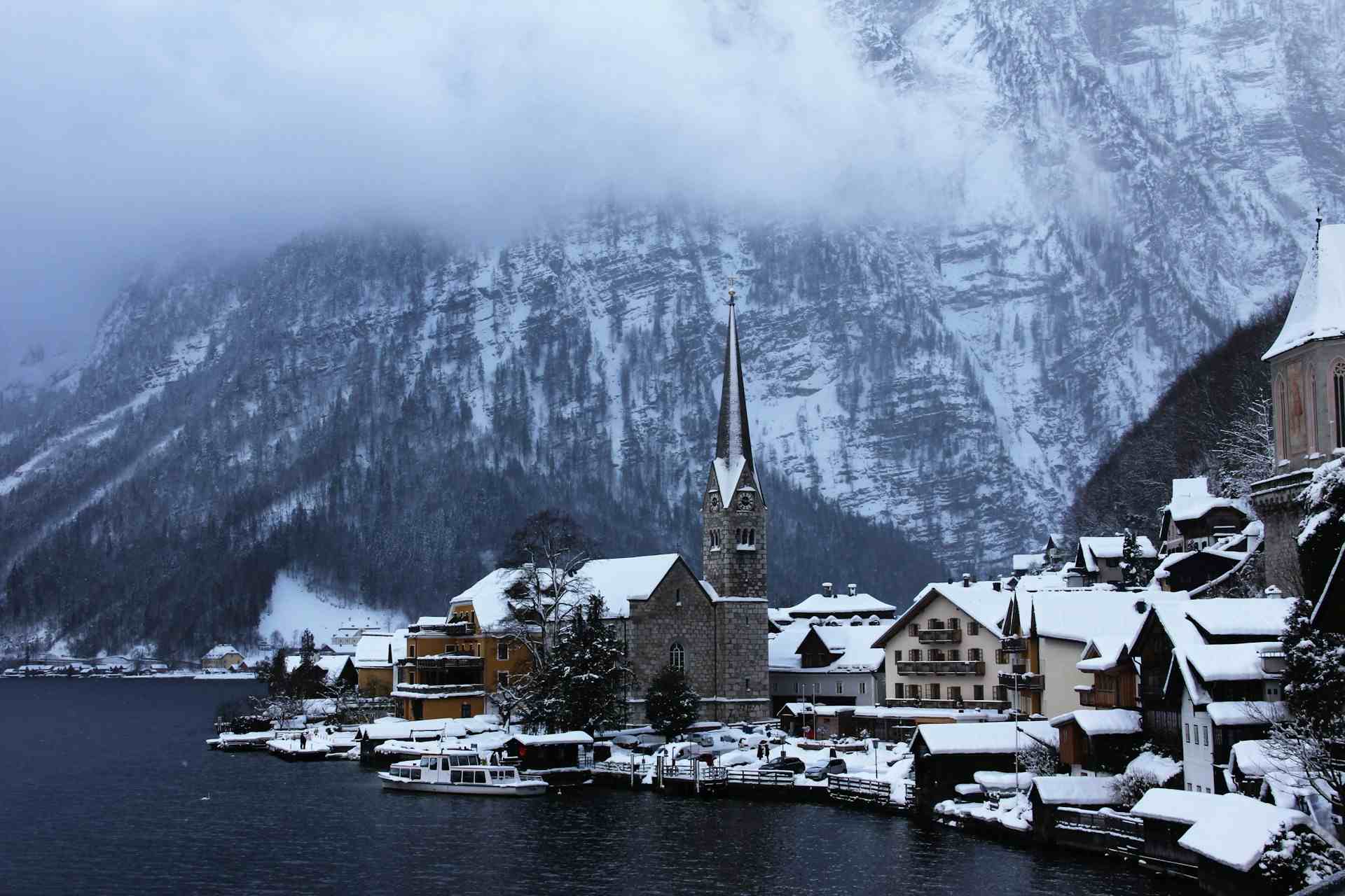 winter in Austria Hallstat