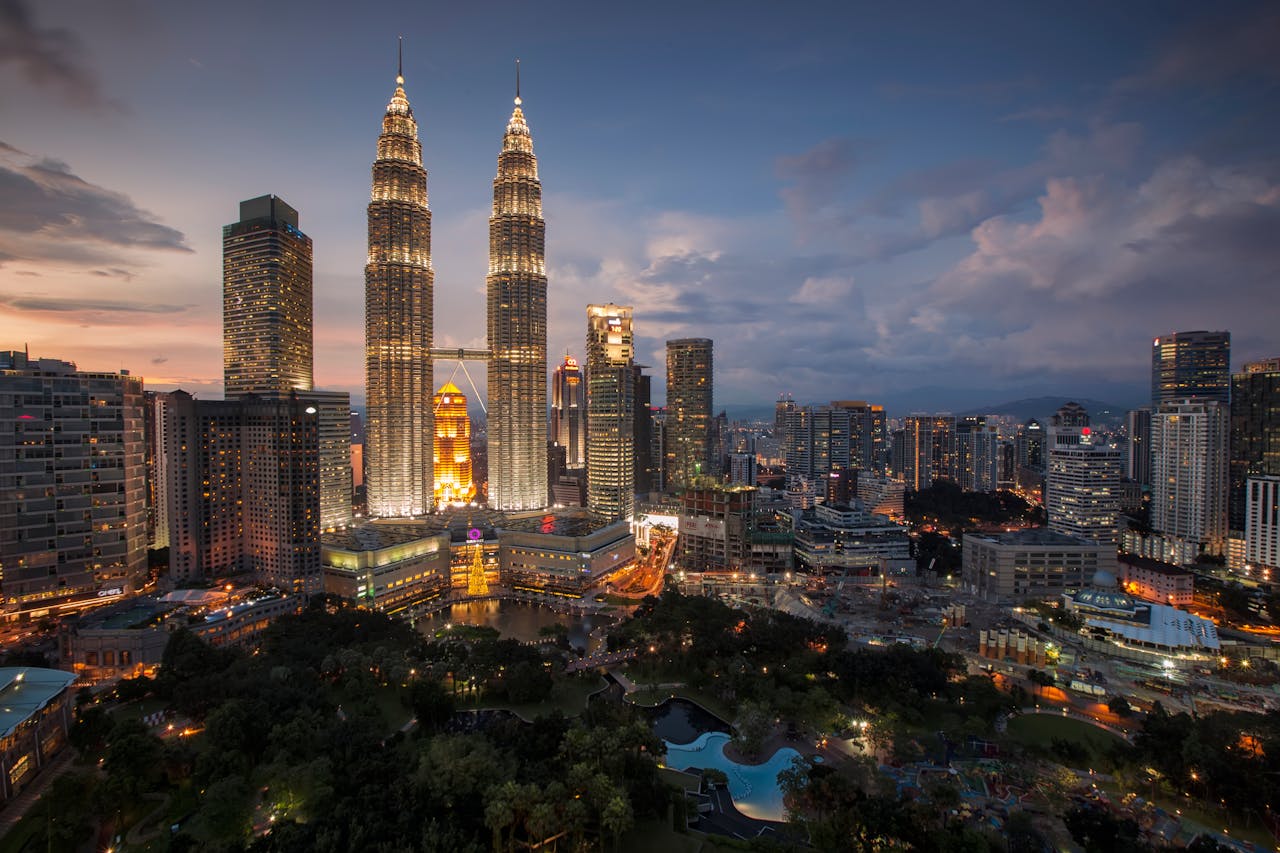 Kuala Lumpur spring in Asia