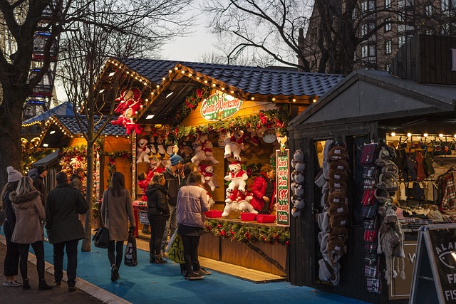 winter in France christmas markets
