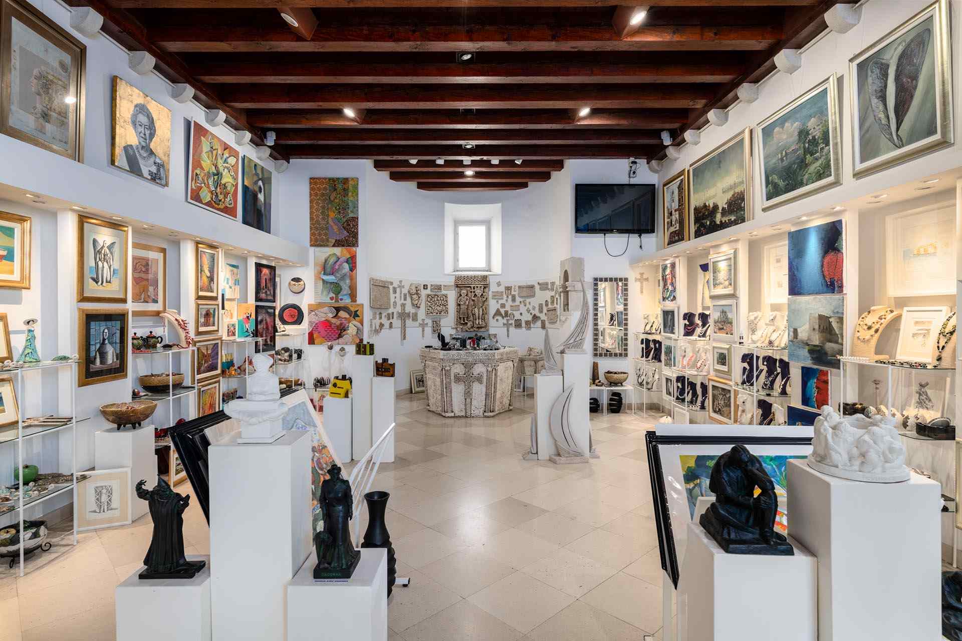 hidden gems in Dubrovnik Sebastian Art Gallery