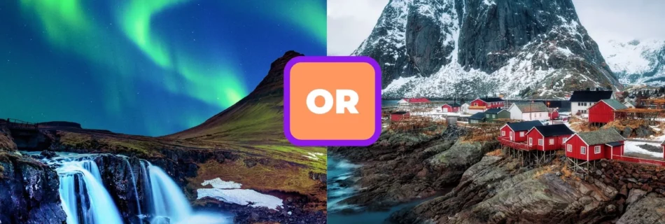 Iceland or Norway to visit